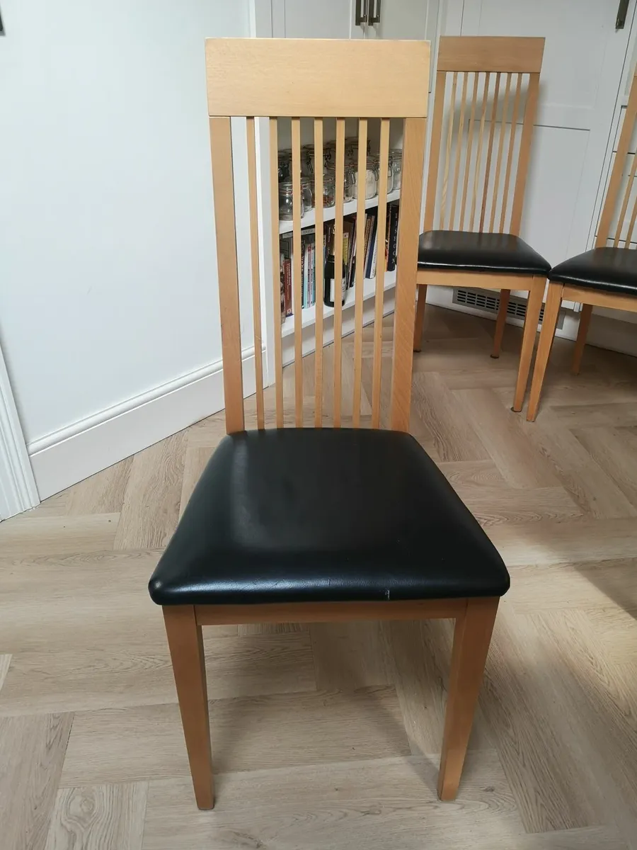 6 high back dining chairs - Image 2