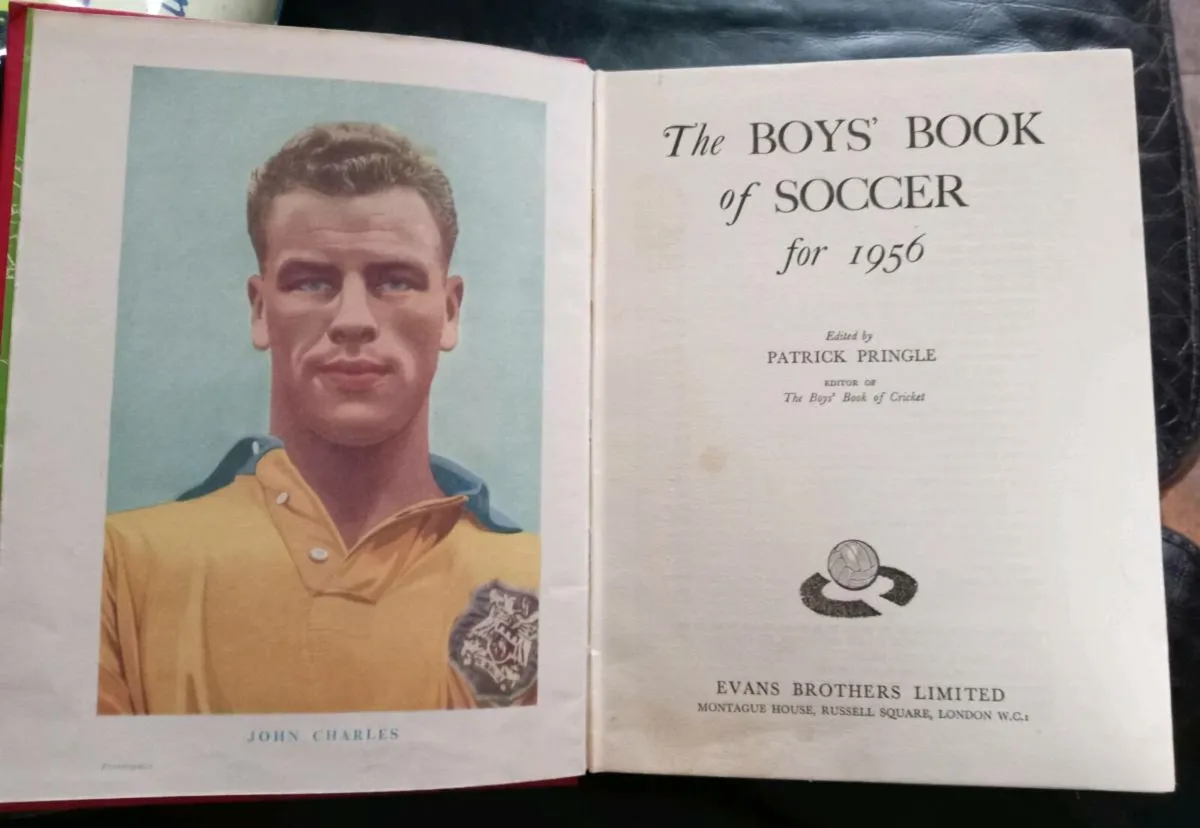 Two Vintage Boys Soccer Books 1955 1956 - Image 3