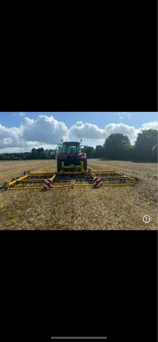 Stubble cultivation for hire