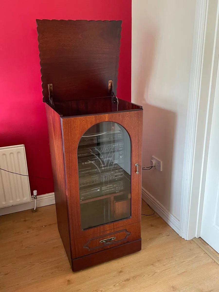 Mahogany Hi-Fi cabinet - Image 3