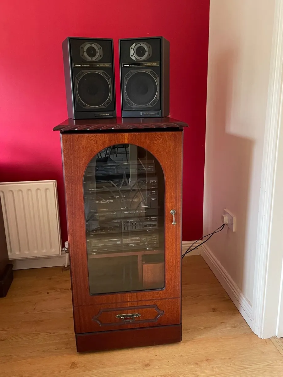 Mahogany Hi-Fi cabinet - Image 4