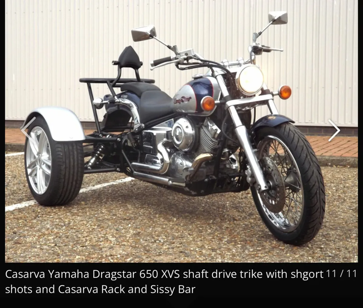 Yamaha dragstar trike - Image 3