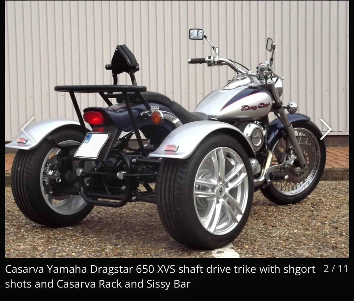 Yamaha dragstar trike - Image 4