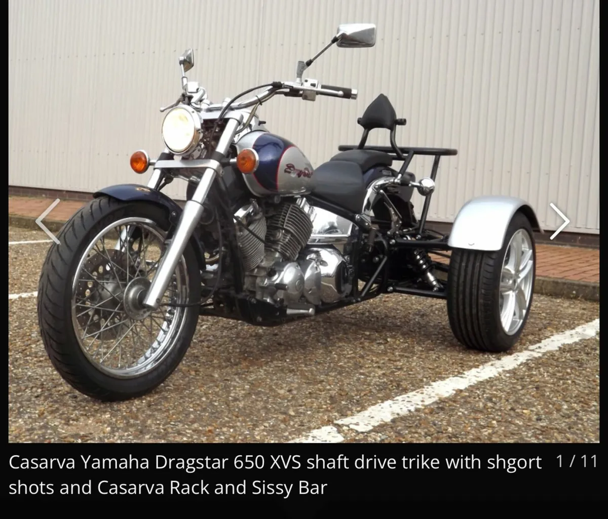 Yamaha dragstar trike - Image 1