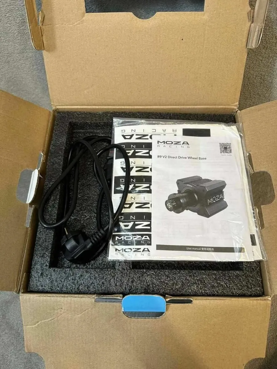 DD Game Base Gaming Wheel Moza R9 V2 - Image 2