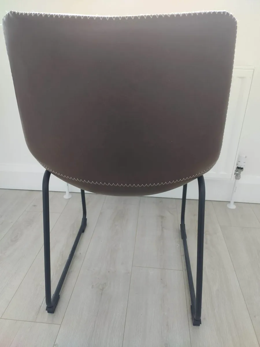 Dark Brown Kitchen Chairs - Image 2