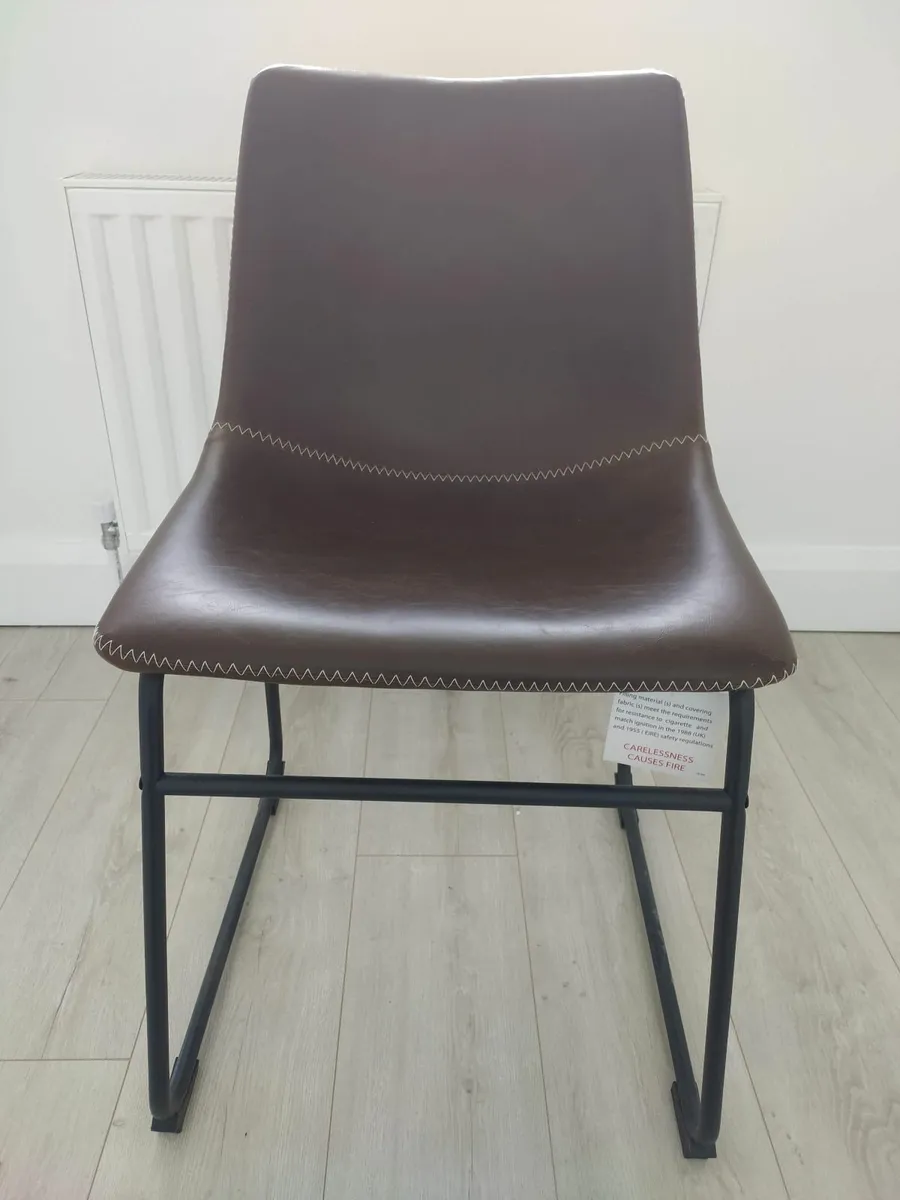 Dark Brown Kitchen Chairs - Image 1