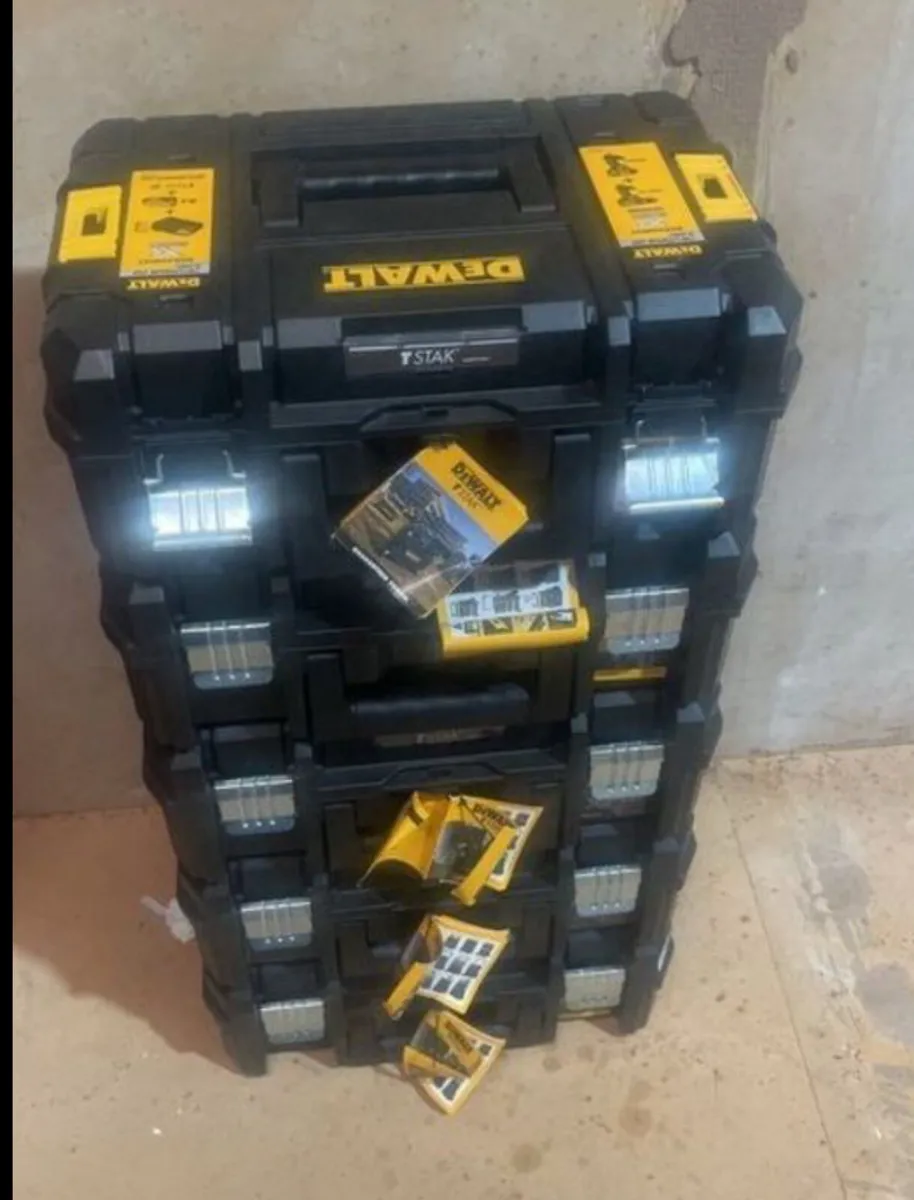 Dewalt tstak storage box set