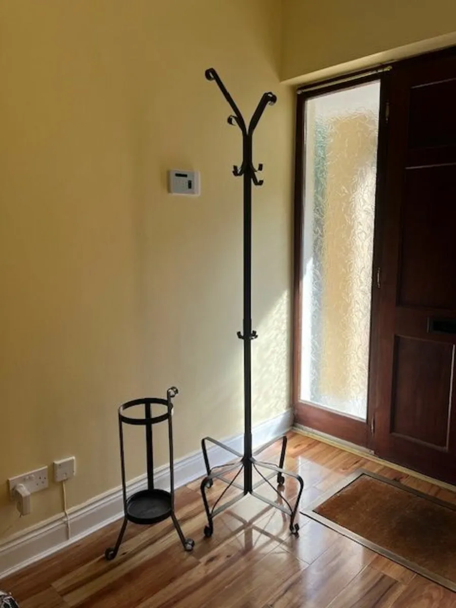 Coat rack and umbrella stand