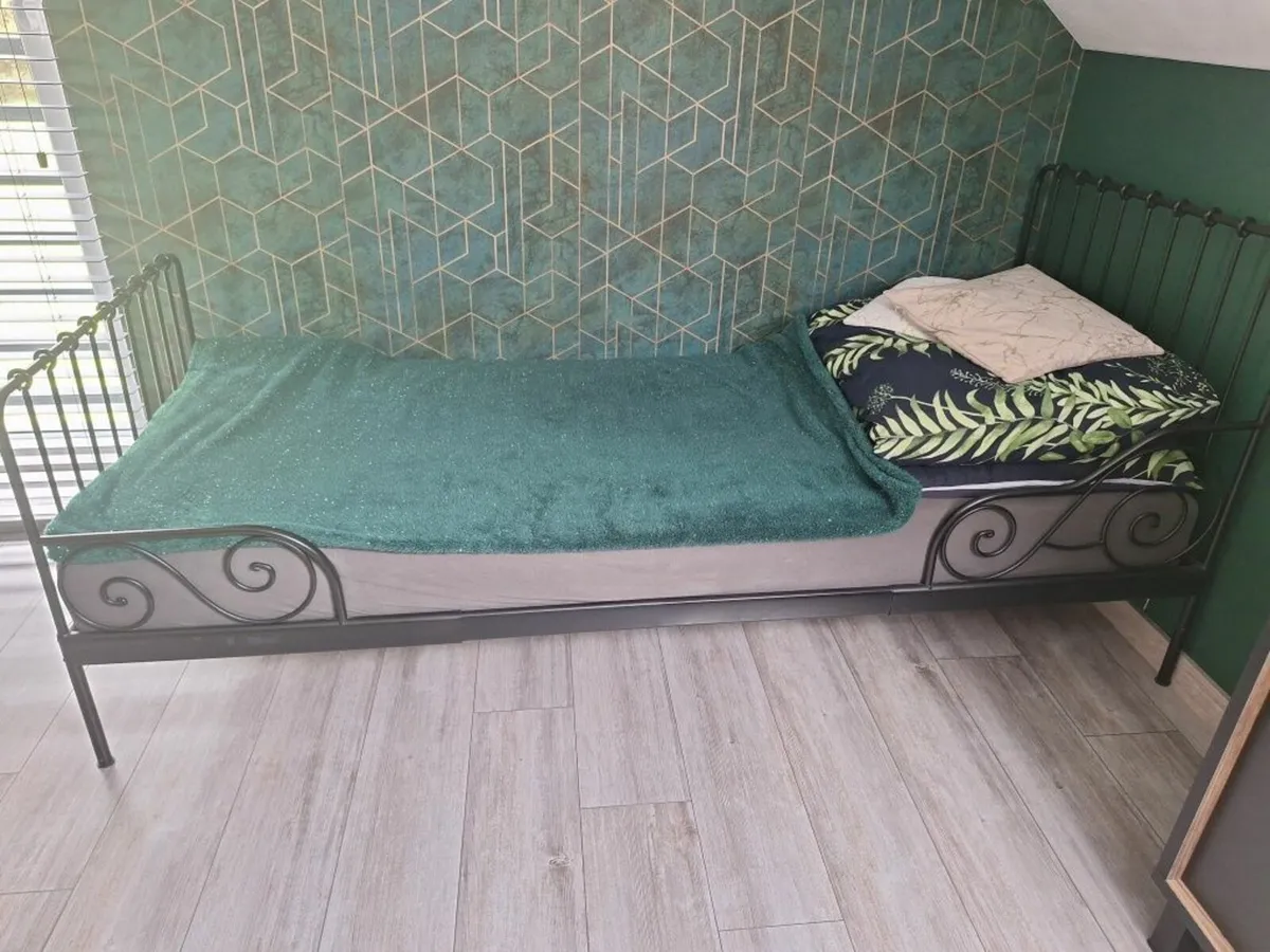 Ikea Minnen Extendable bed with Mattress - Image 2