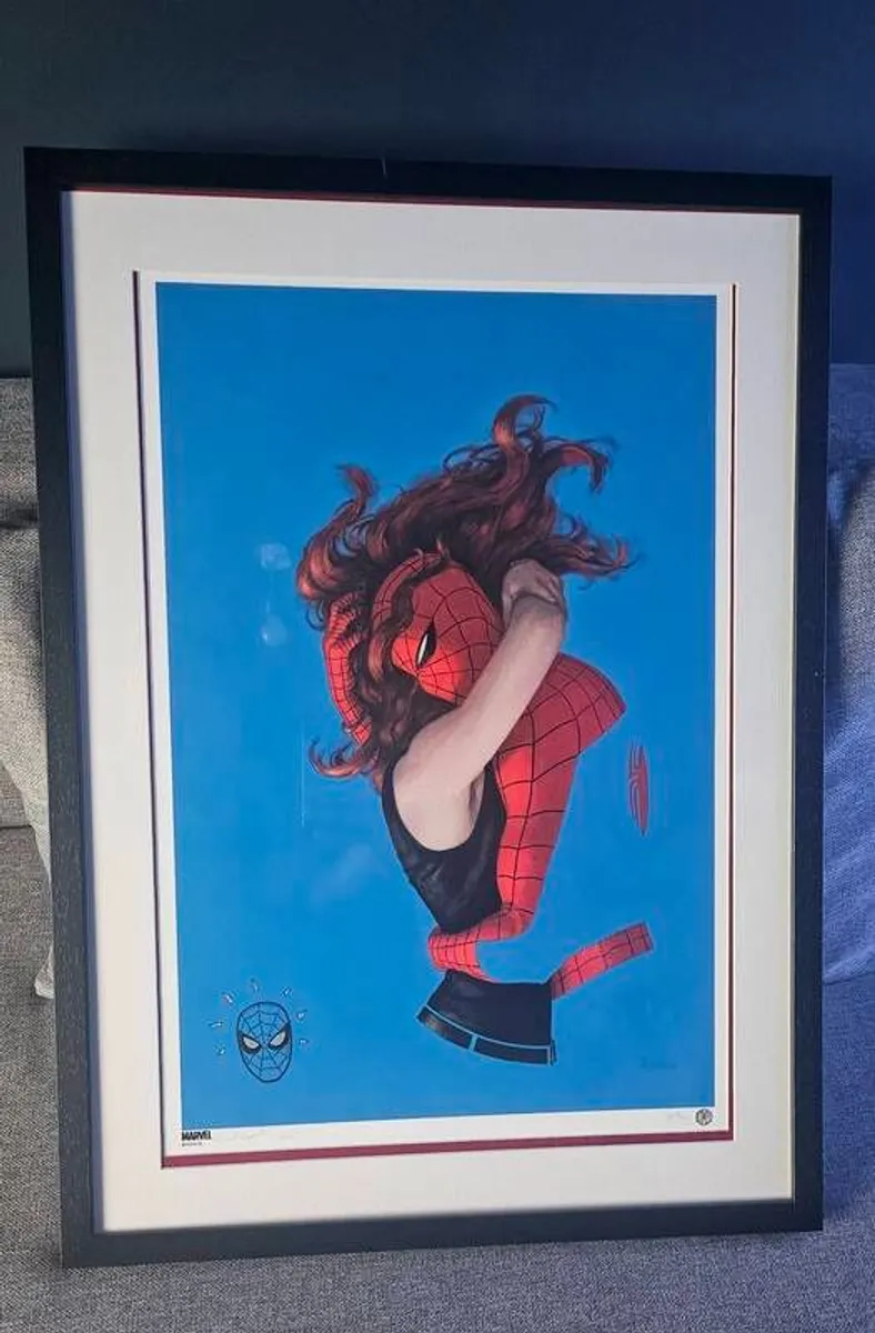Spider-Man Art Print by Paolo Olivera with remarque! - Image 2