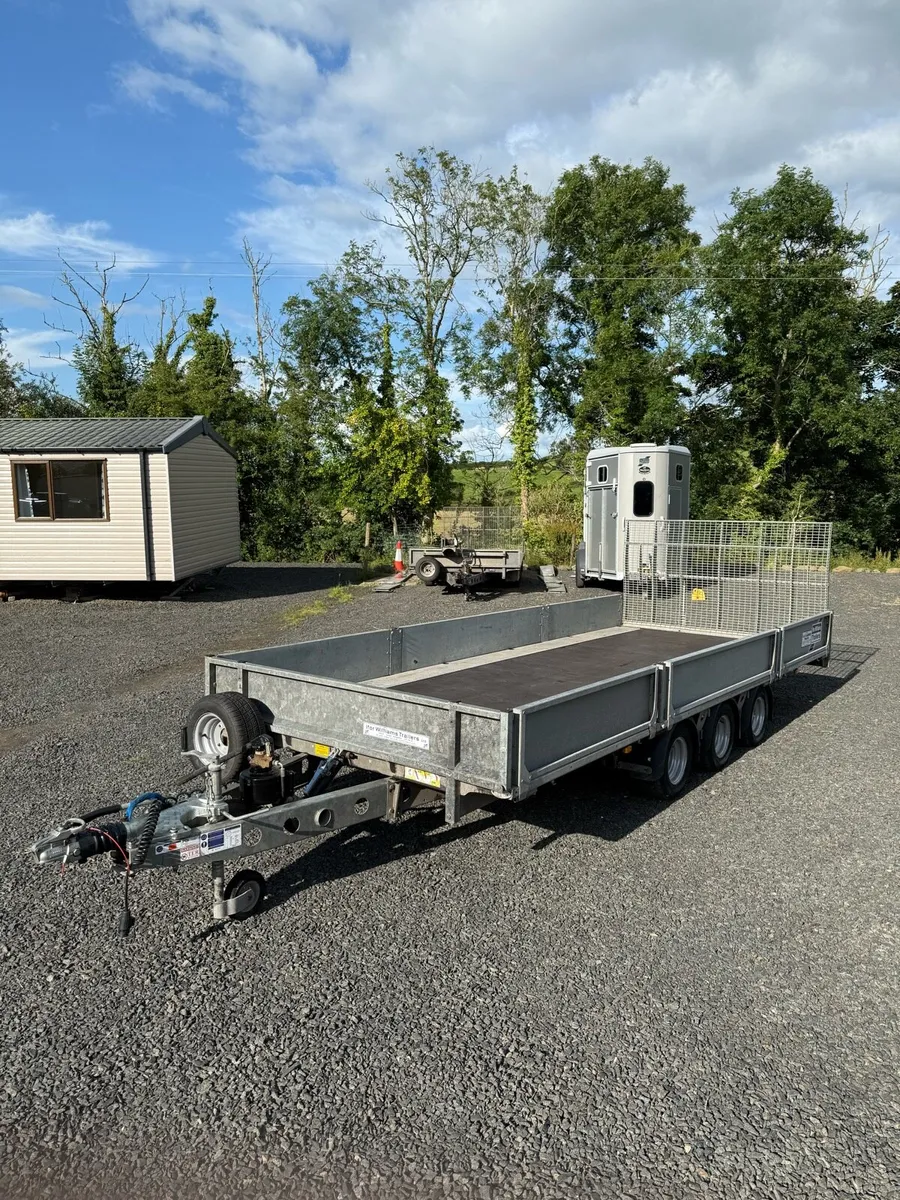 2020 Ifor Williams 16ft tipper flatbed transporter - Image 1