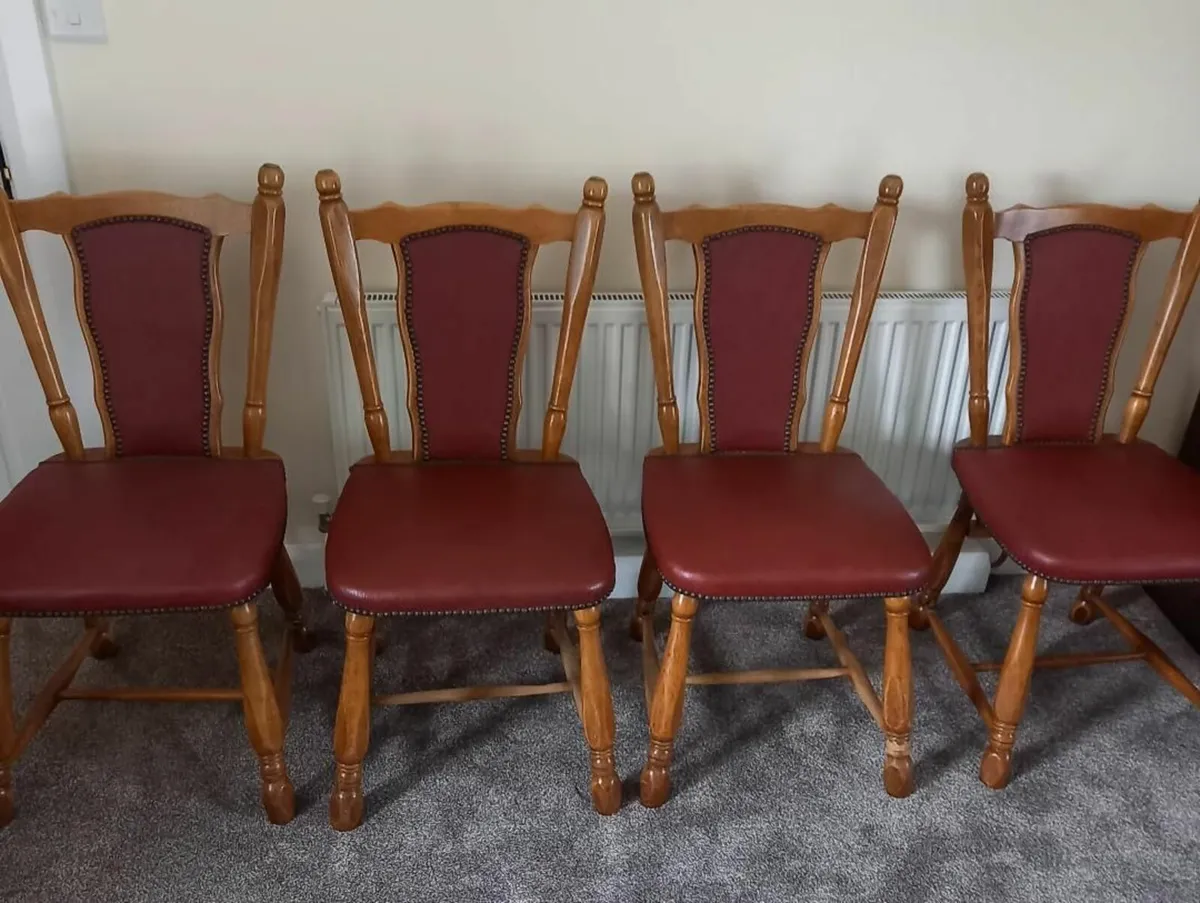 Dining Table & 4 x Chairs - Image 3