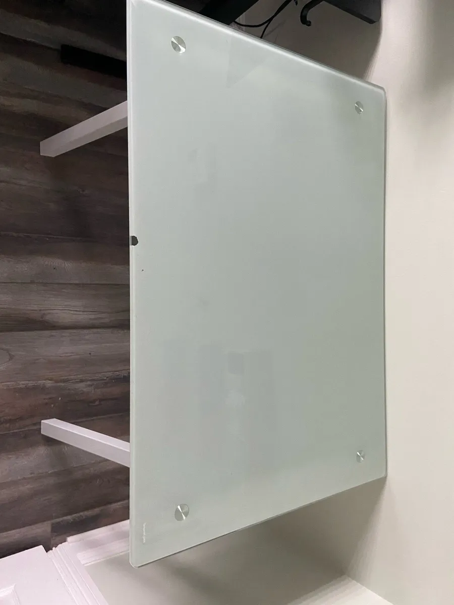 Tempered Glass Office Desk - Image 3