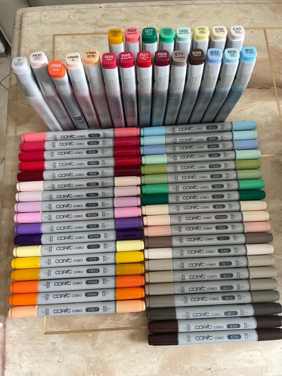 Copic Ciao alcohol markers + ink refills - Image 1