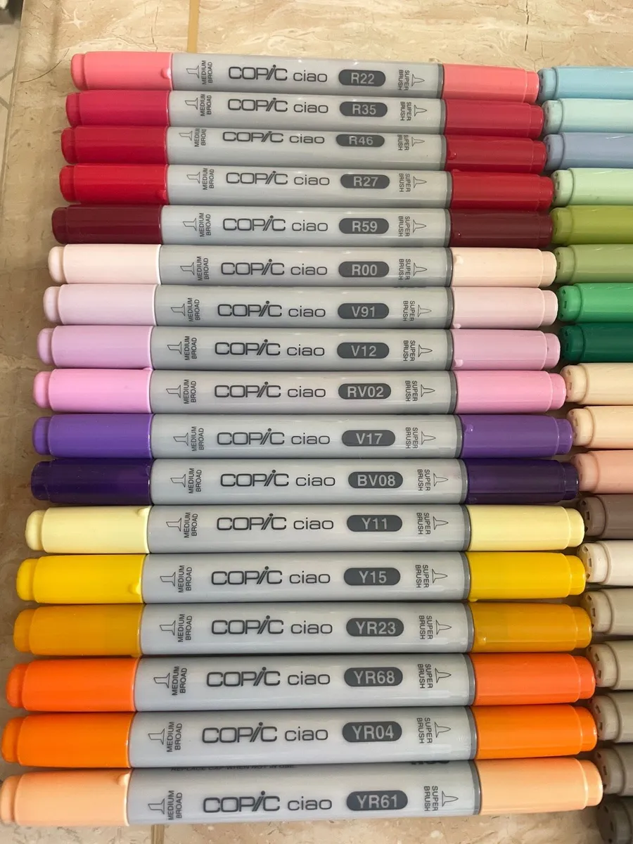 Copic Ciao alcohol markers + ink refills - Image 2