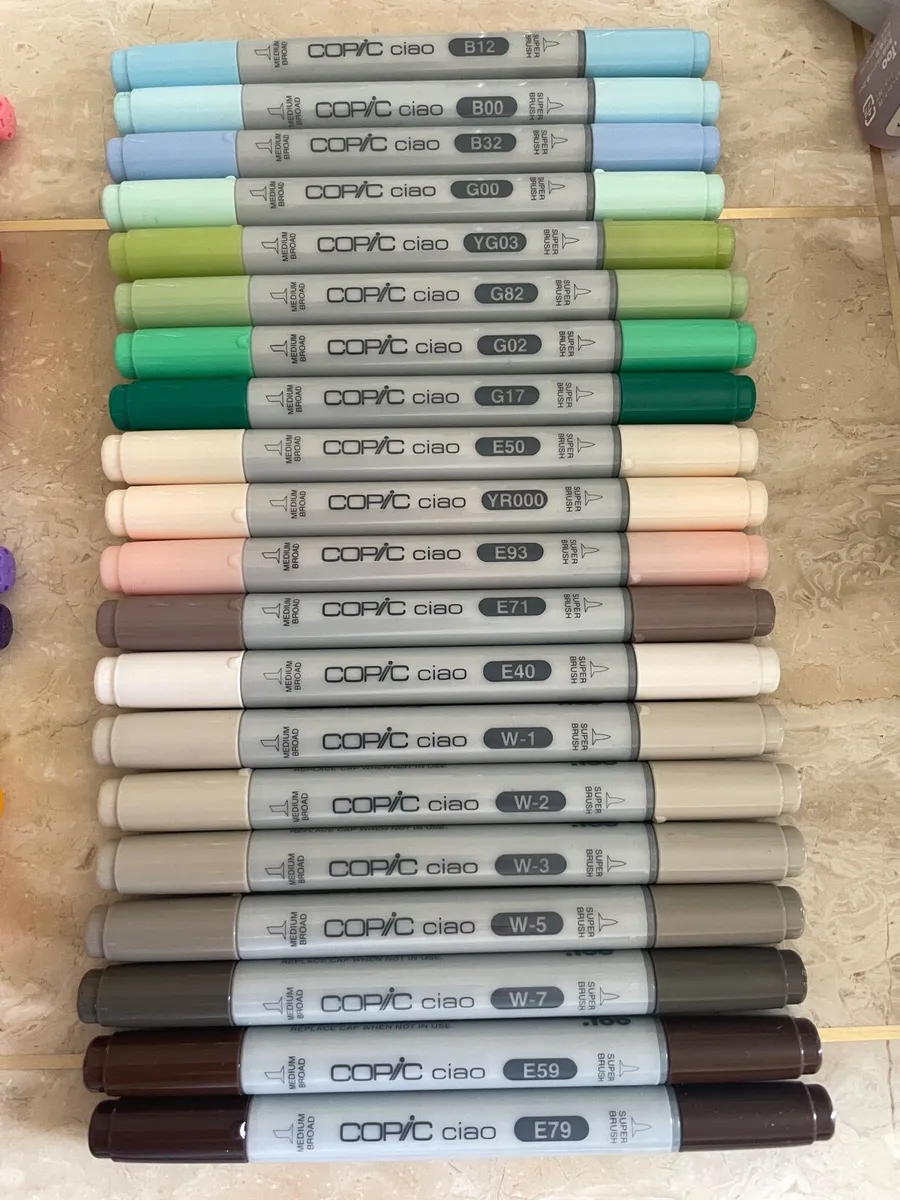 Copic Ciao alcohol markers + ink refills - Image 4