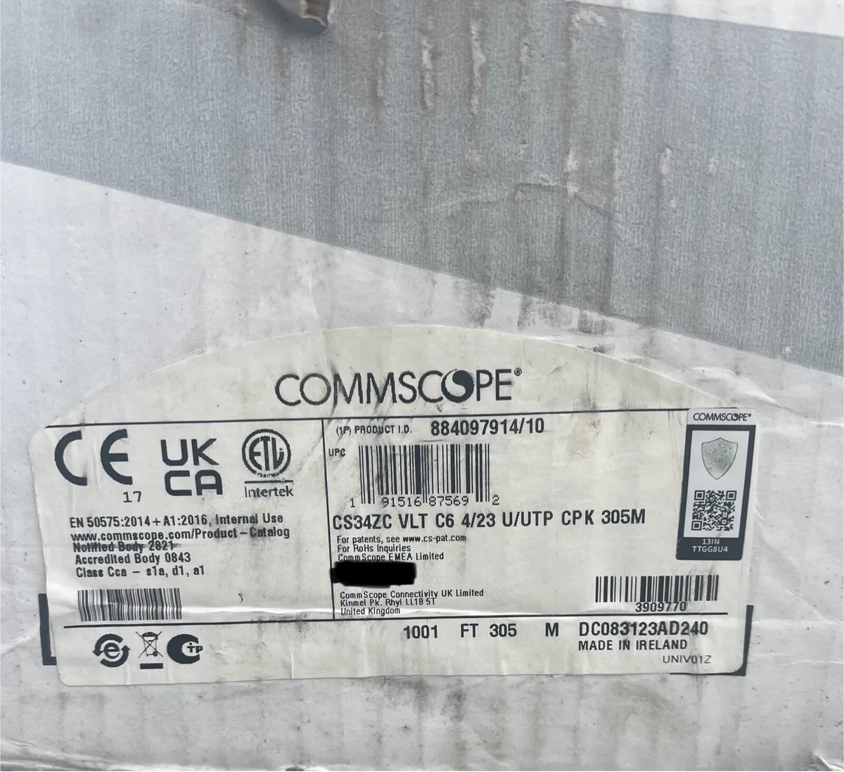 COMMSCOPE Cat 6 CS34 Cable - Image 4