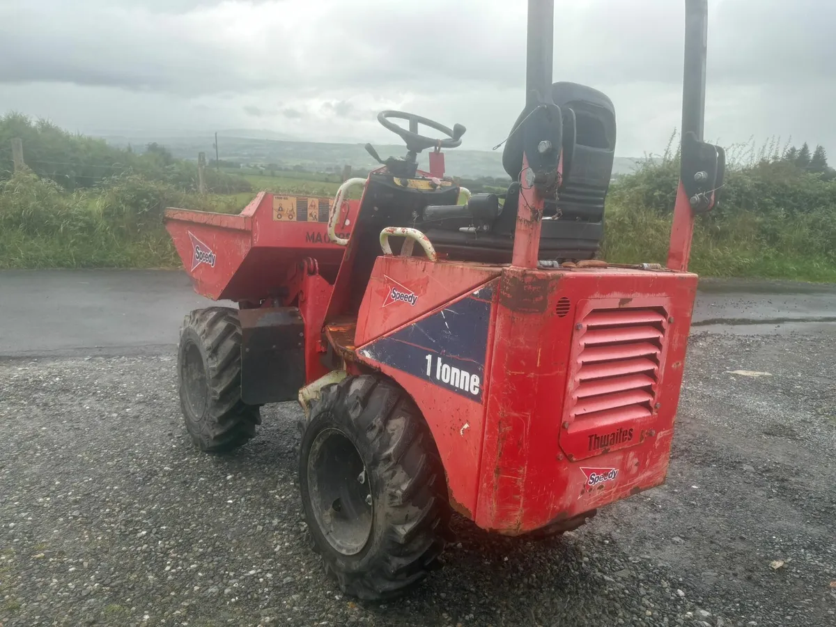 Thwaites 1 ton. JCB 1 ton .yanmar tracked dumper - Image 3