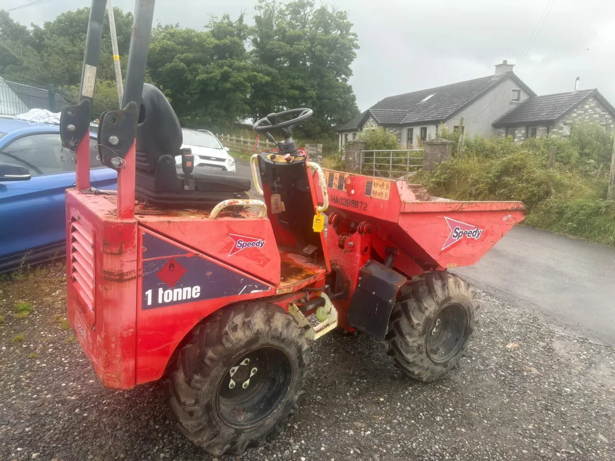Thwaites 1 ton. JCB 1 ton .yanmar tracked dumper - Image 4