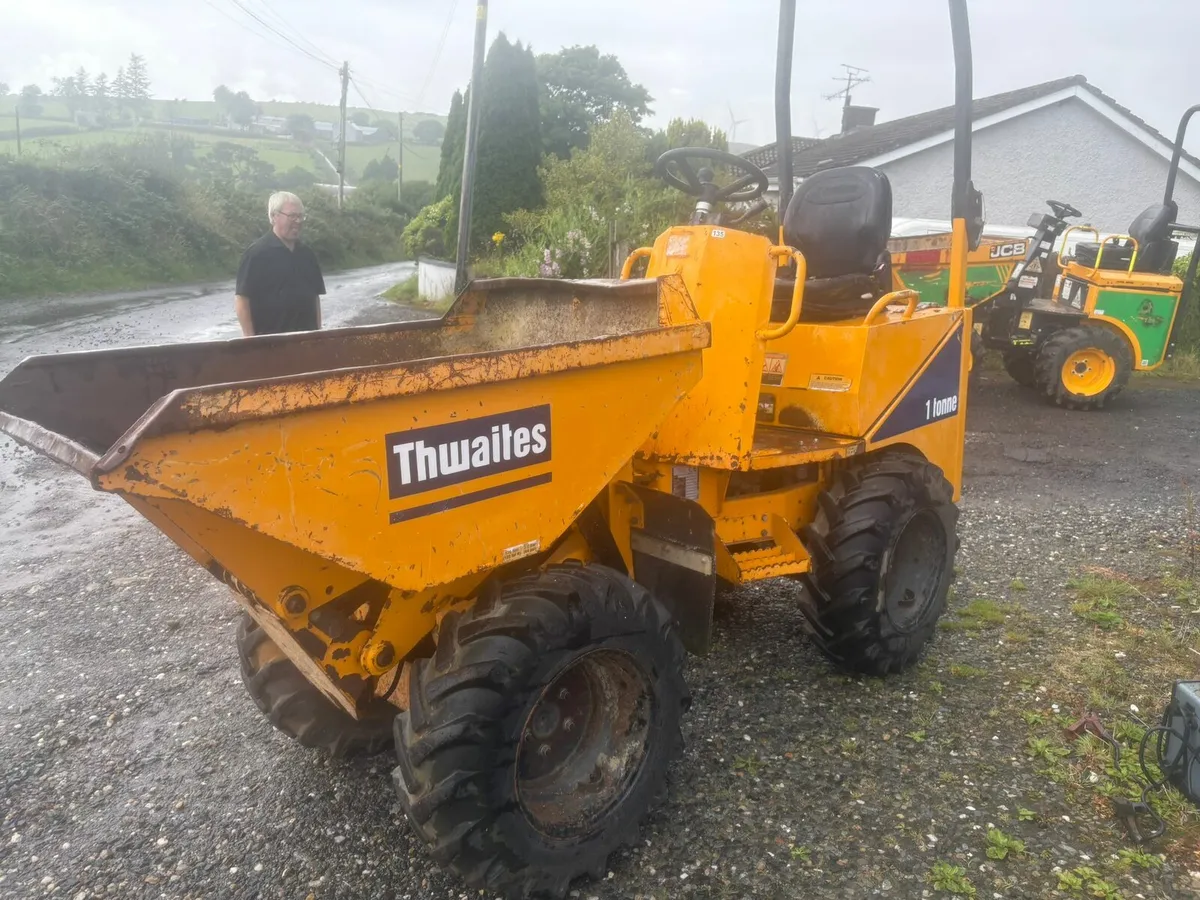 Thwaites 1 ton. JCB 1 ton .yanmar tracked dumper - Image 2