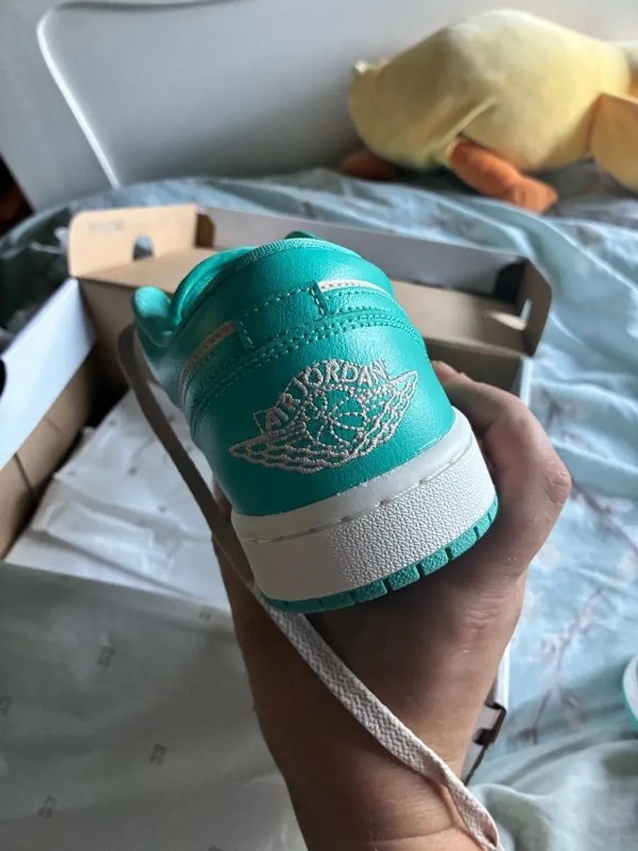 Brand new Jordan 1 low tropical teal - Image 2