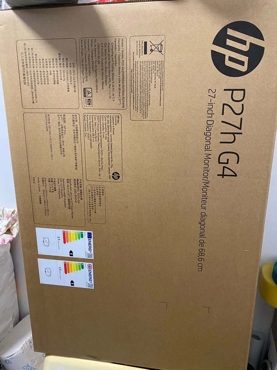 Hp new monitor 27 inch full hd