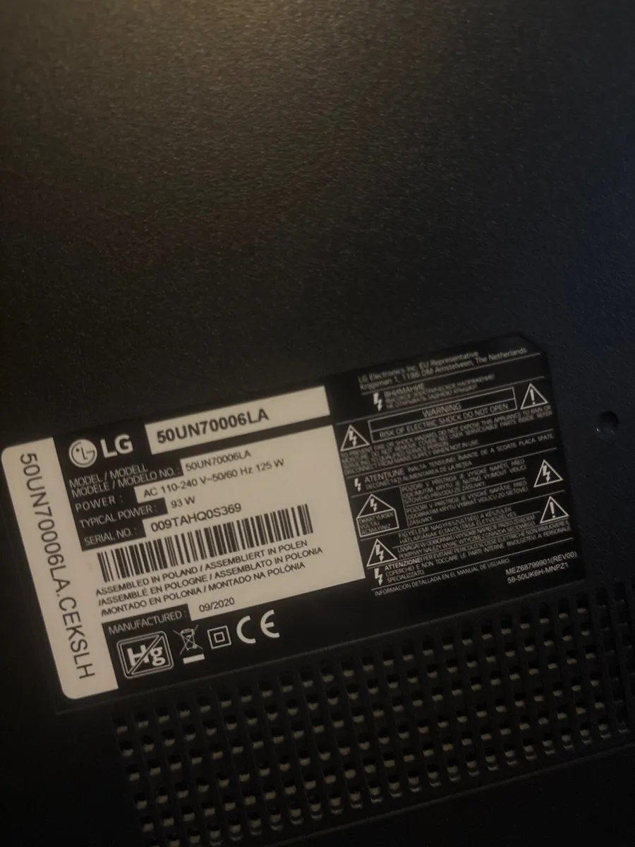 50 inch LG smart Tv - Image 4