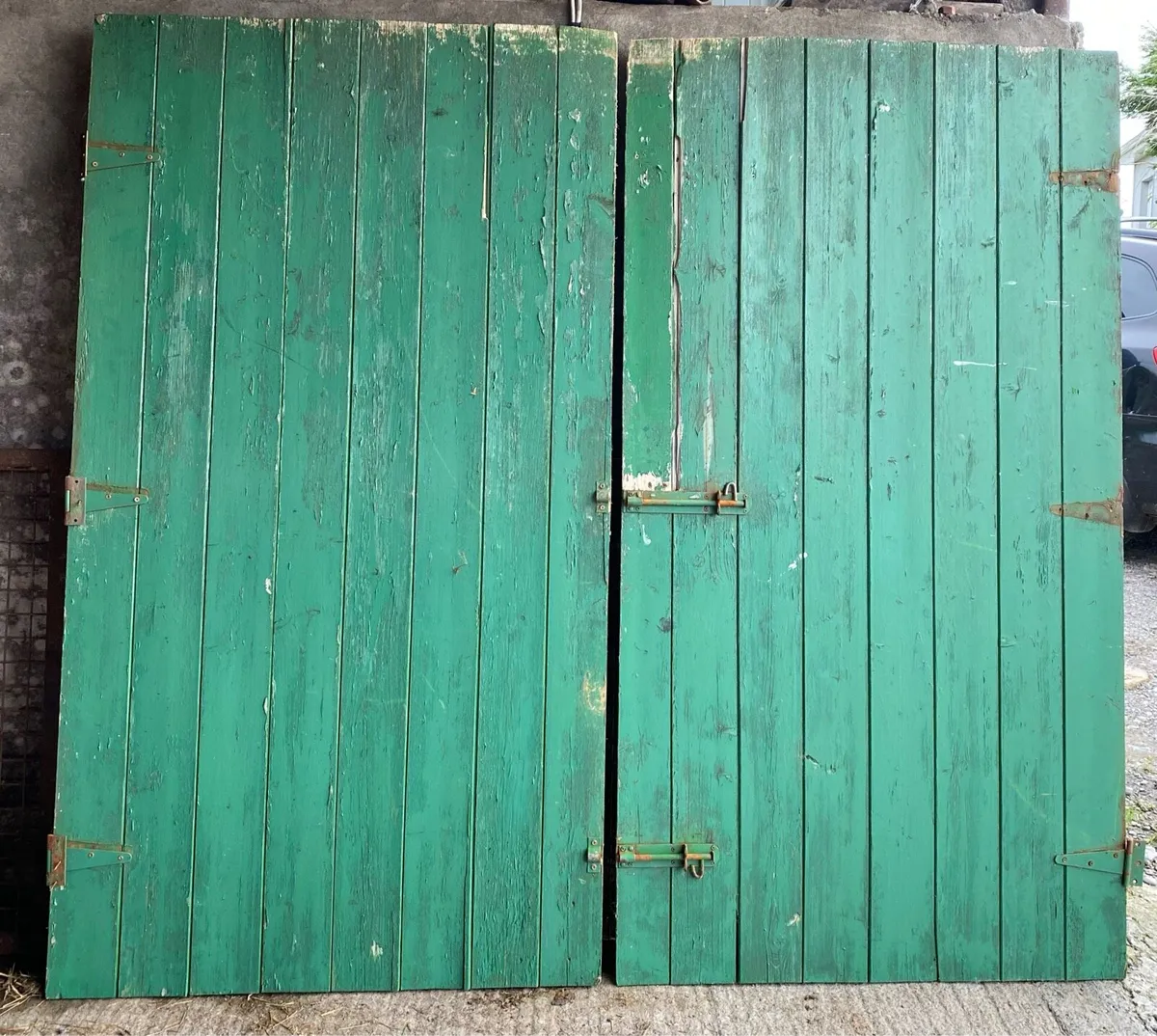 Double Timber Door