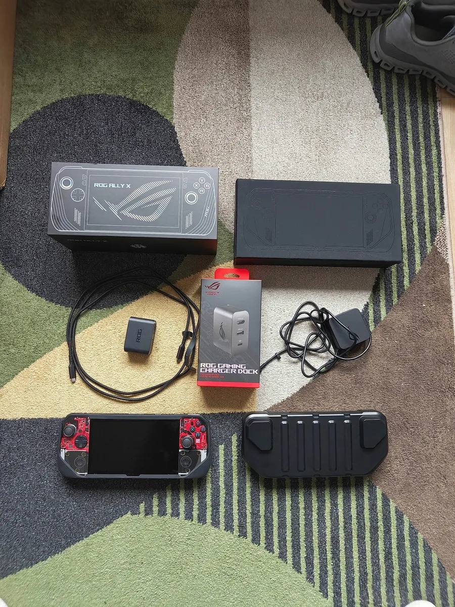 Asus Rog Ally X with dbrand Skin/Case & Dock - Image 1