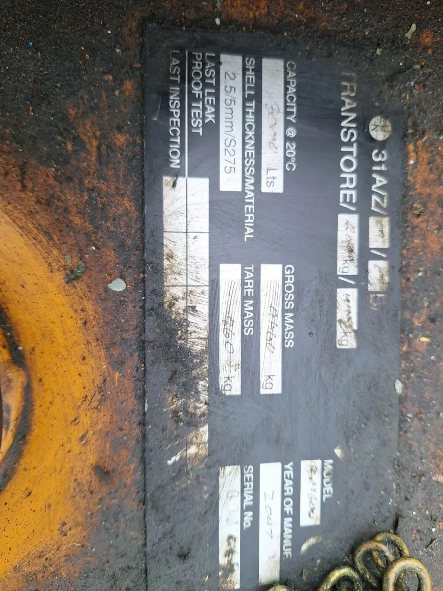 Transtore 3000 litre bunded steel fuel tank - Image 3