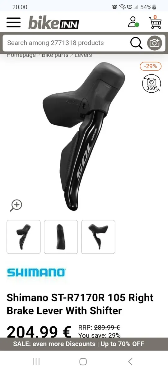 Shimano di2 105 right shifter - Image 1