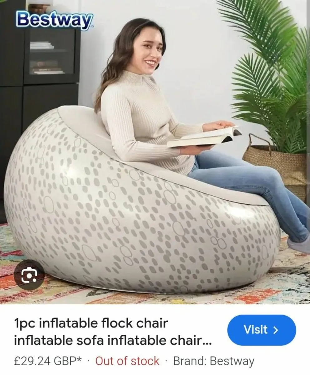 Camping Beach Inflatable 2 comfortable chairs - Image 4