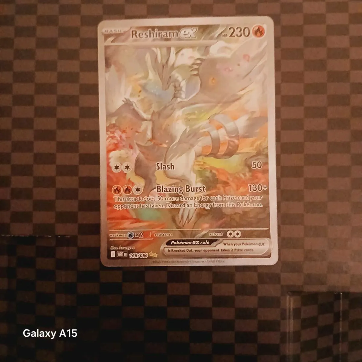 Pokemon Reshiram ex 166/086 - Image 1