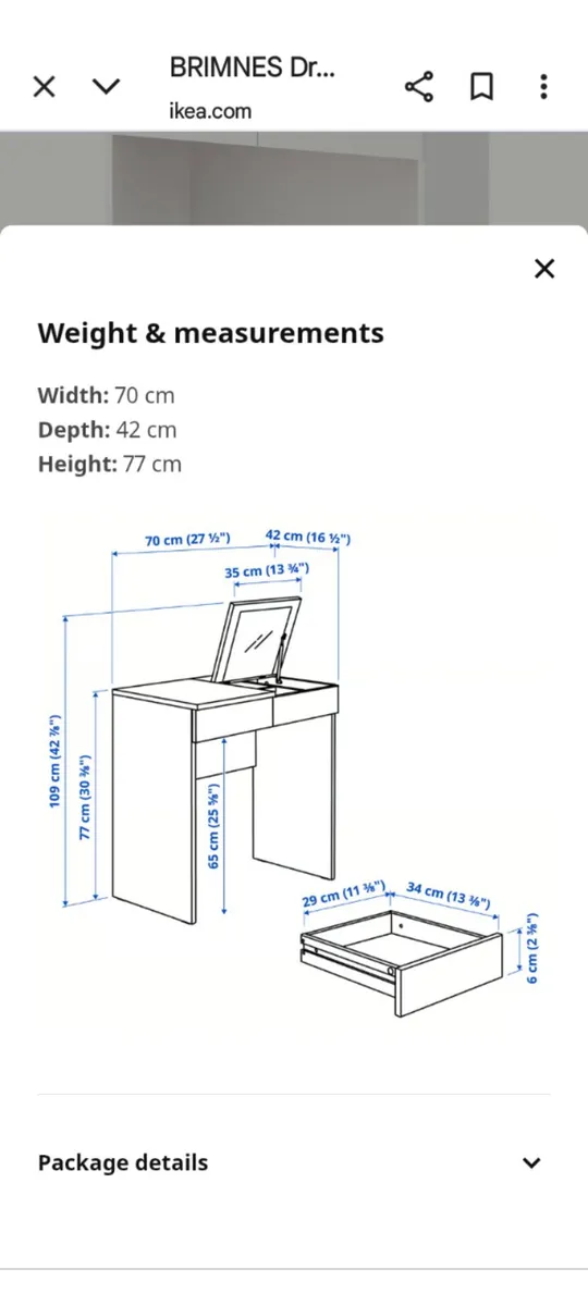 IKEA Dressing Table - Image 2