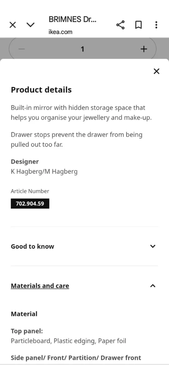 IKEA Dressing Table - Image 3