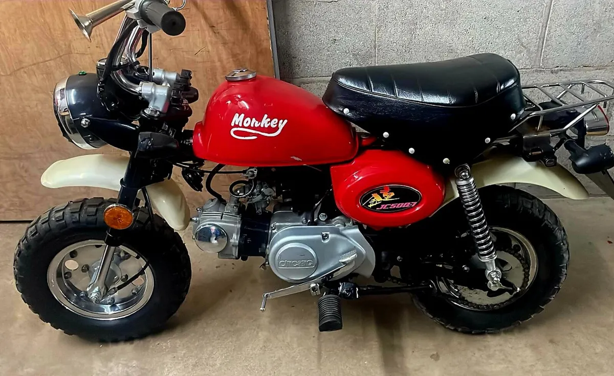 BRAN NEW MONKEY 50CC 4 STROKE PIT BIKE WITH V5 - Image 1