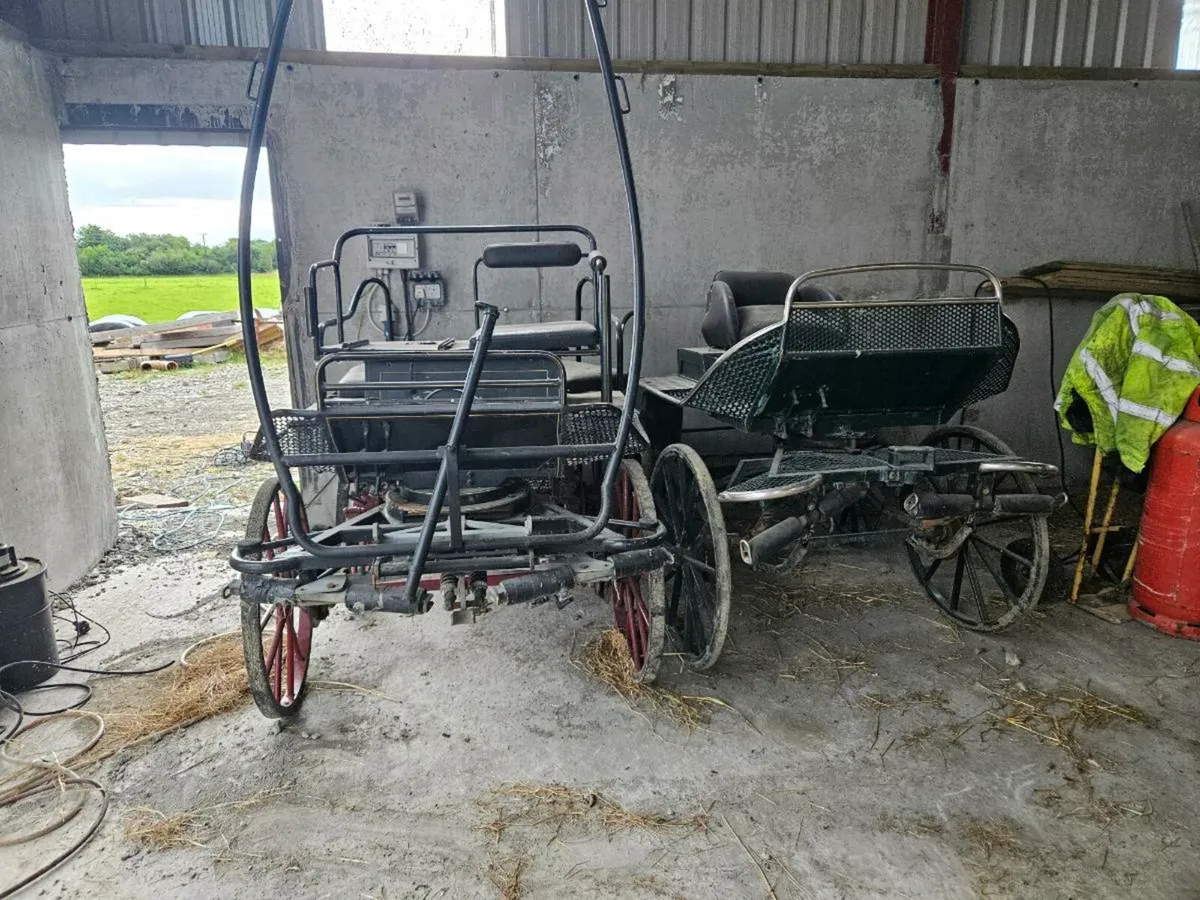 Two 4 wheeler carts - Image 4