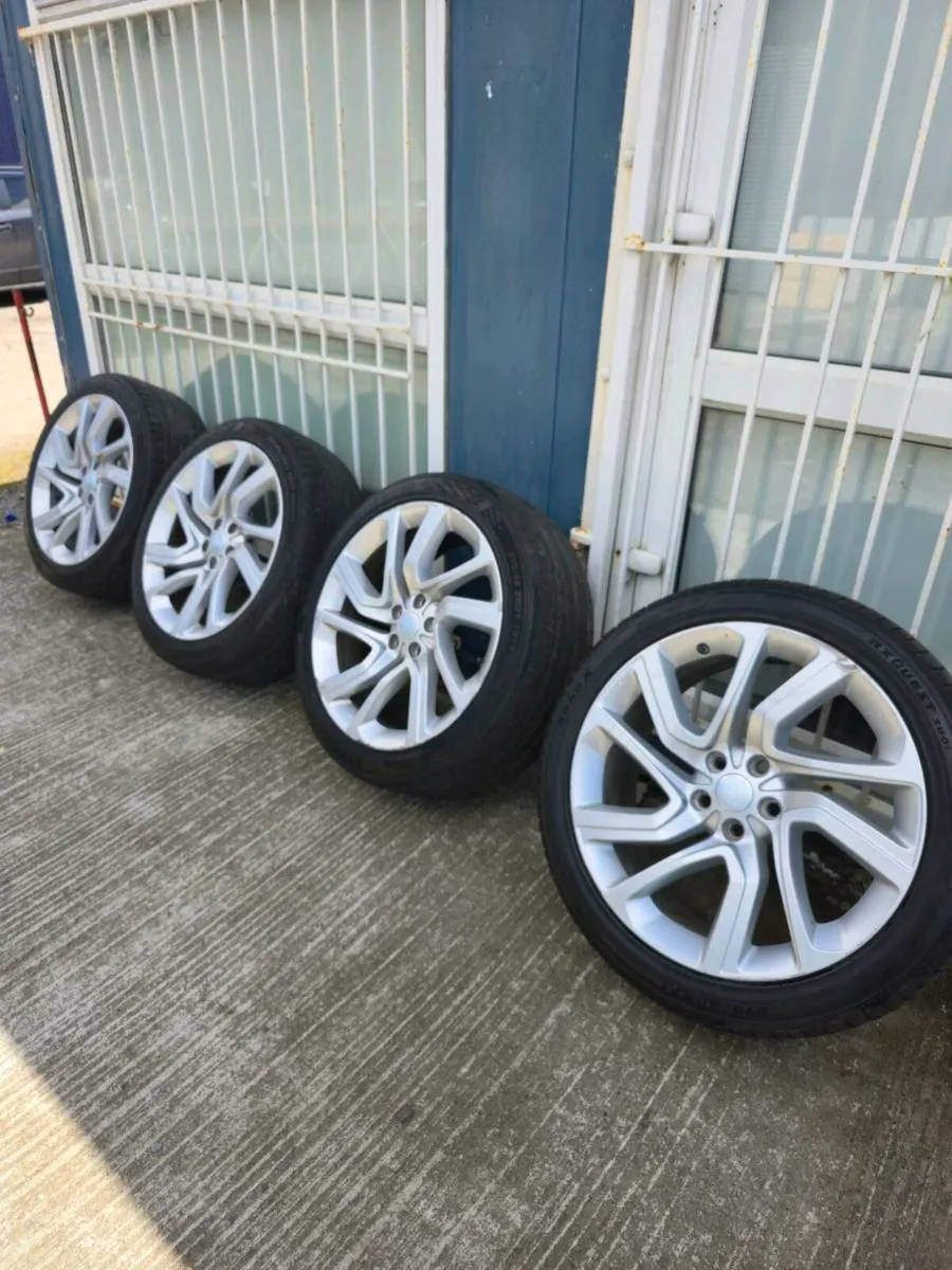 Set of 21" 5x120 RangeRover, Discovery Alloys - Image 1