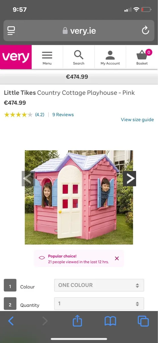 Trikes play house and slide