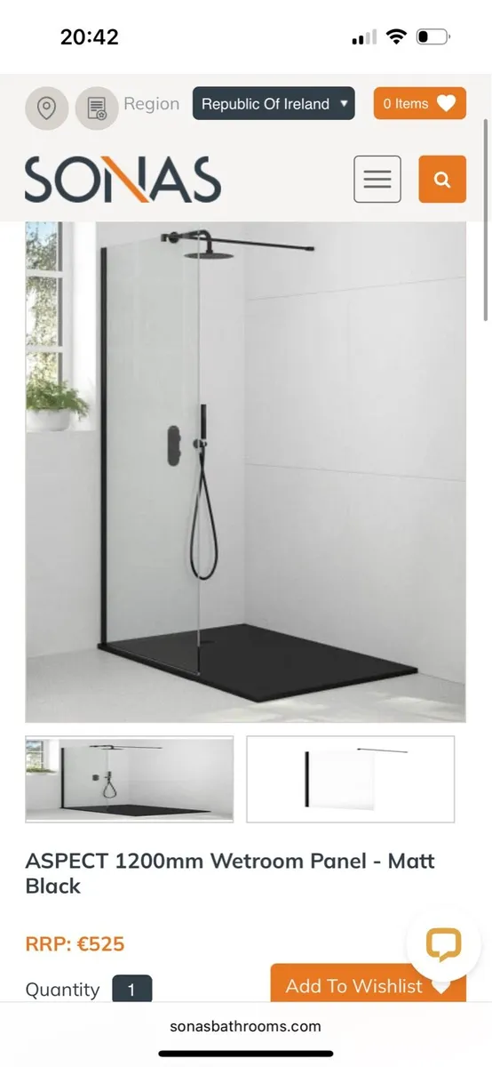 Kristal shower screen - Image 1
