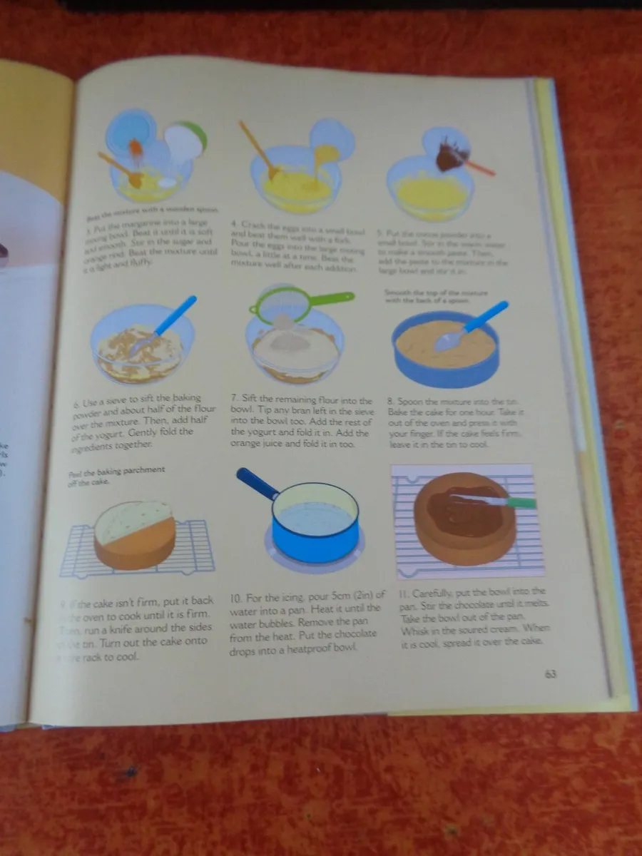 The Usborne Children's Book of Baking for Sale - Image 3