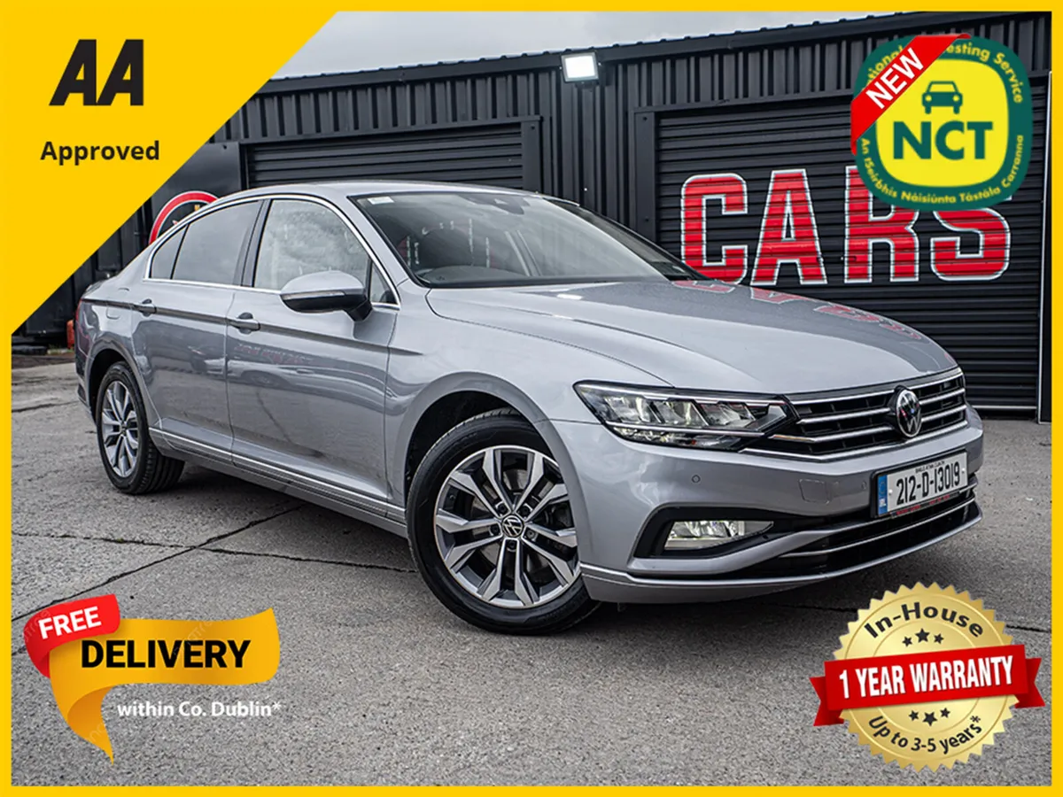 212 VW Passat 2.0tdi Business/FSH/New NCT/1yr warr - Image 1
