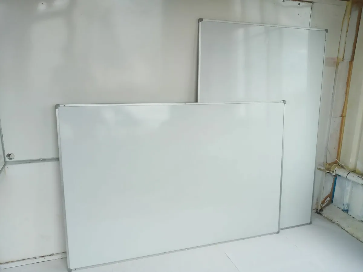 Delivery - 2 x White Boards Magnetic 1800mm x 1200 - Image 1