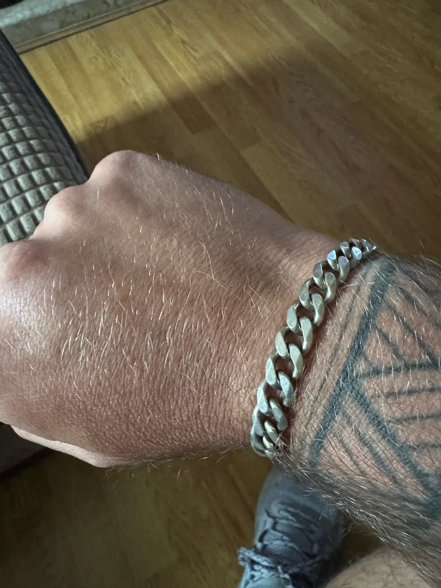 Men’s silver bracelets - Image 2