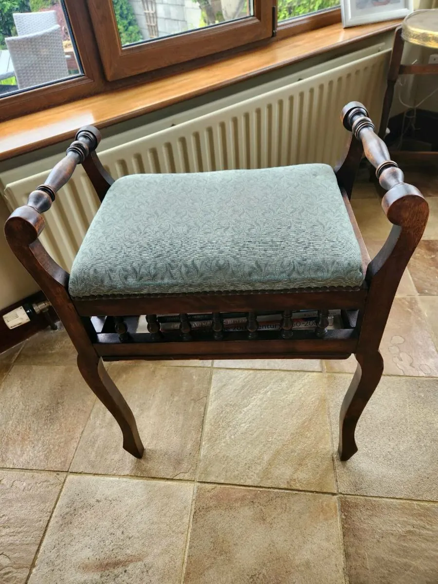 Vintage Piano Stool - Image 1