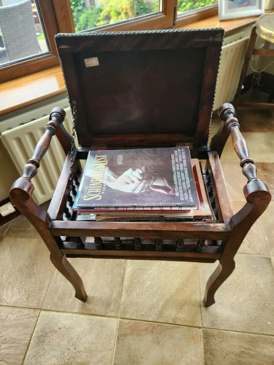Vintage Piano Stool - Image 2