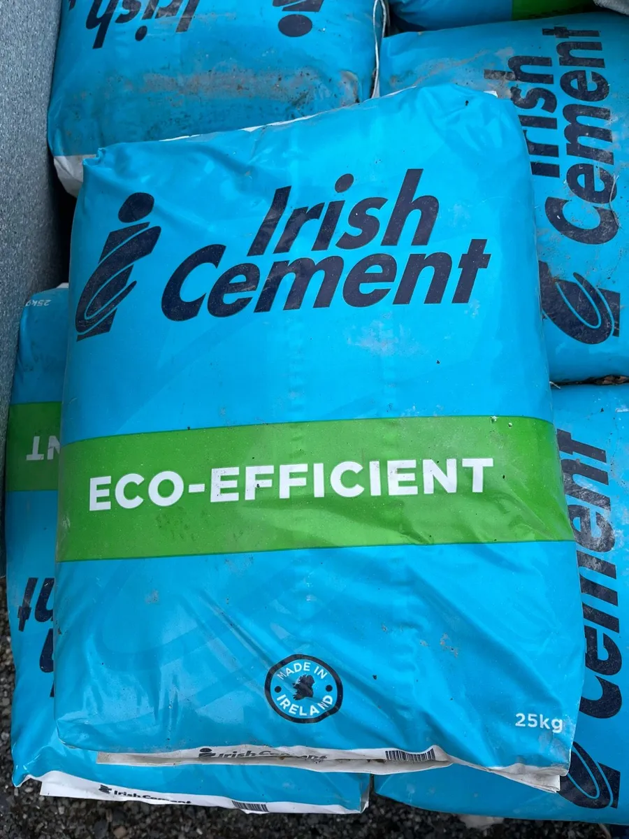 14 Bags of Cement and Granite Paving Slab - Image 1