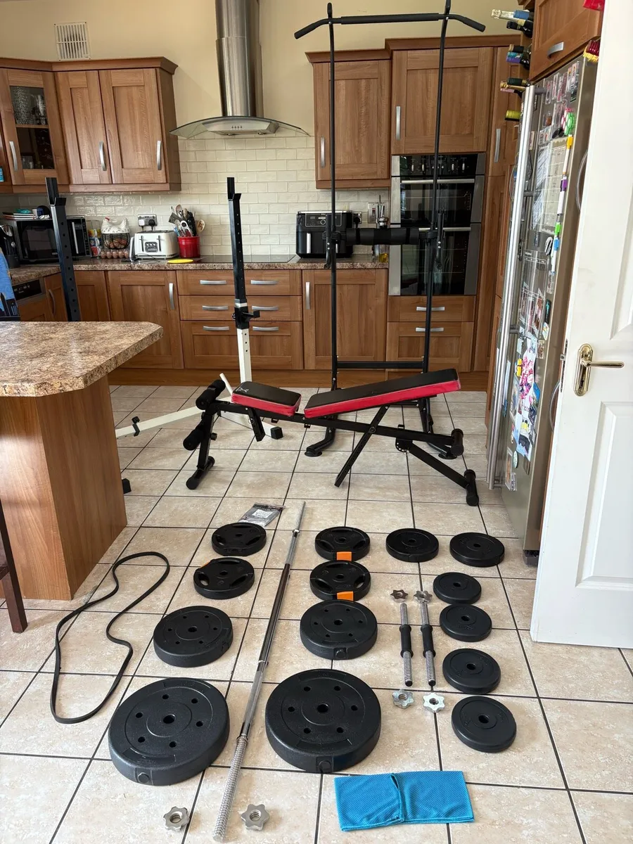 FULL GYM BUNDLE, TOWER, BENCH, ABS, SQUAT ETC!! - Image 1