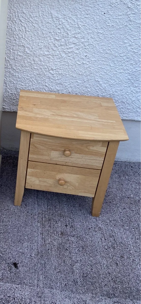 Locker for sale heavy wood made 2 drawers - Image 1